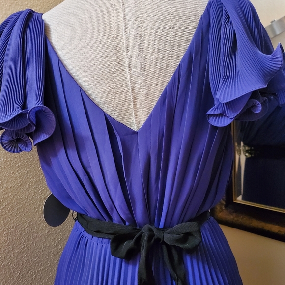 New Pearl Georgina Chapman of Marchesa Purple Dress Size 8 - Picture 8 of 11